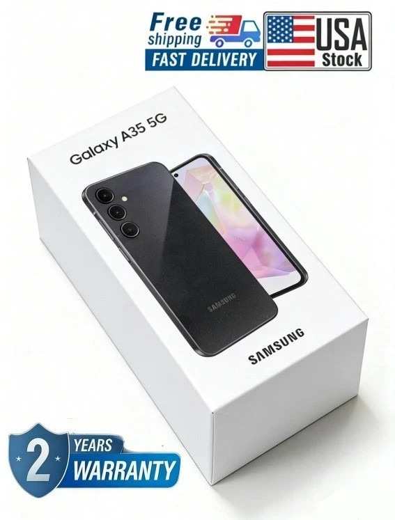 Samsung Galaxy A35 5G Factory Unlocked 128GB (NEW SEALED) – Awesome Navy