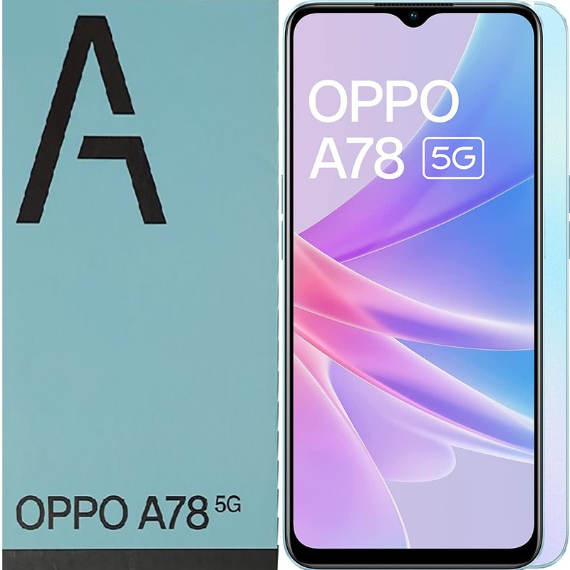 OPPO A78 5G Glowing Blue 128GB + 8GB Dual-SIM Factory Unlocked GSM NEW