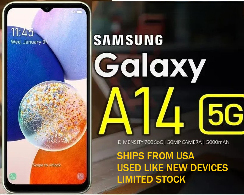 Samsung Galaxy A14 5G SM-A415U 64GB AT&T T-Mobile MetroPCS Verizon Unlocked AB+
