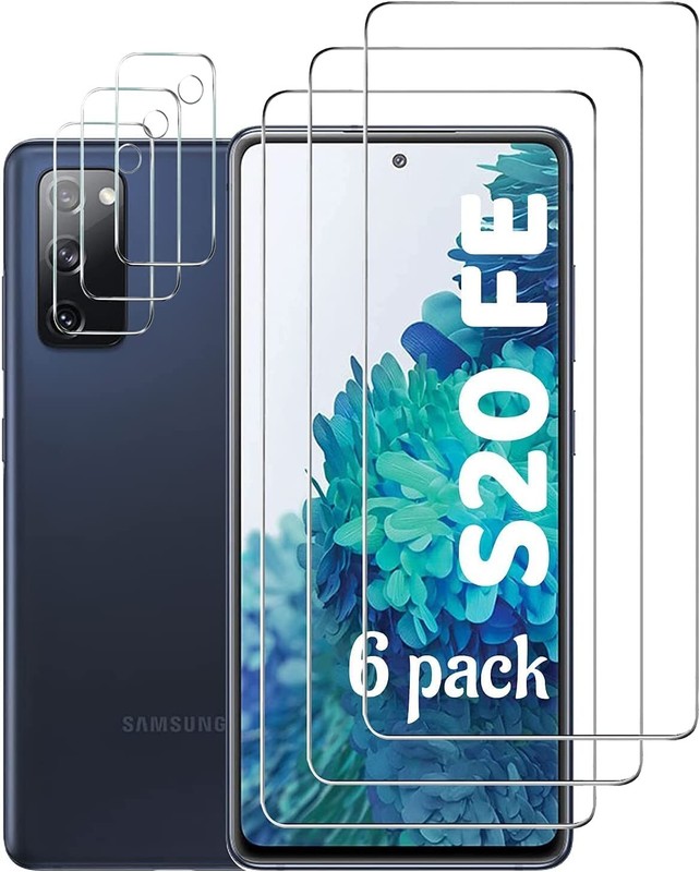 6 in 1 Camera Lens Screen Protector for Samsung Galaxy S20 FE Tempered Glass