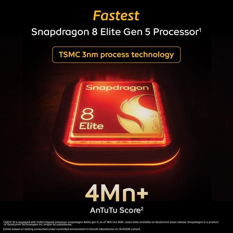 iQOO 15 5G | 512GB | 16GB RAM | Alpha | Snapdragon 8 Global Version Unlocked gallery