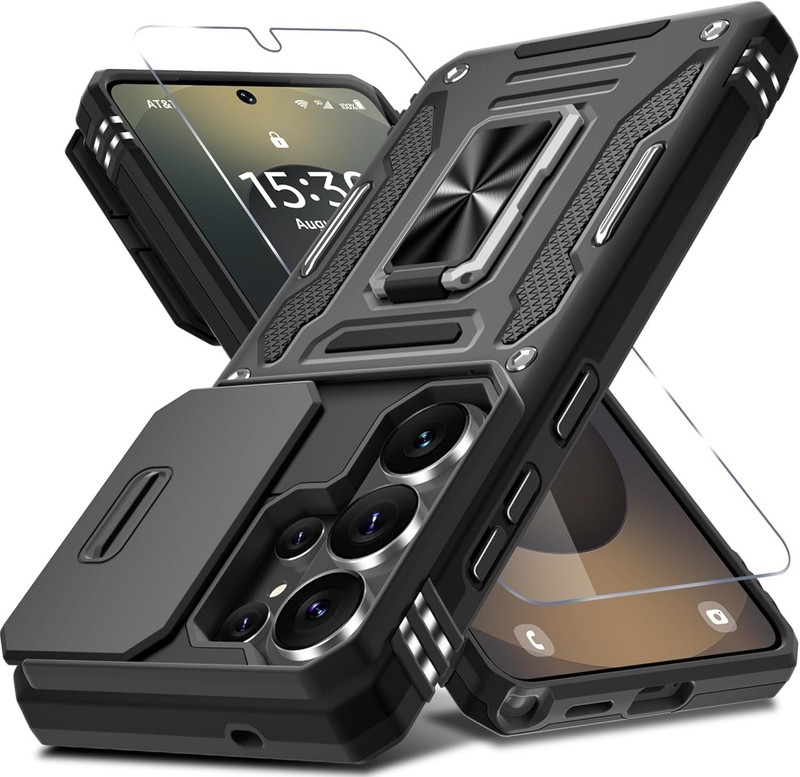 for Samsung Galaxy S26 Ultra Case with Slide Camera Cover & 1x Screen Protector