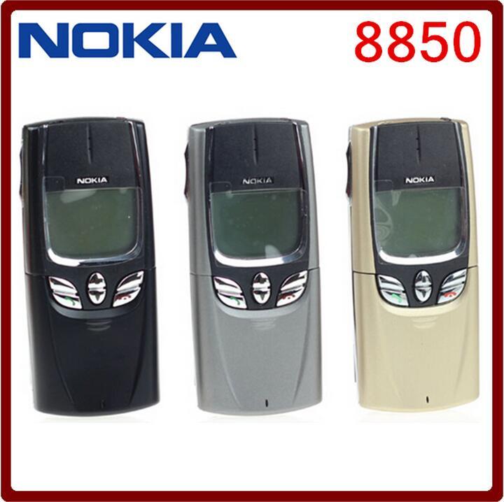 Original Nokia 8850 English Russian Arabic keyboard 2G GSM 900/1800 Mobile Phone