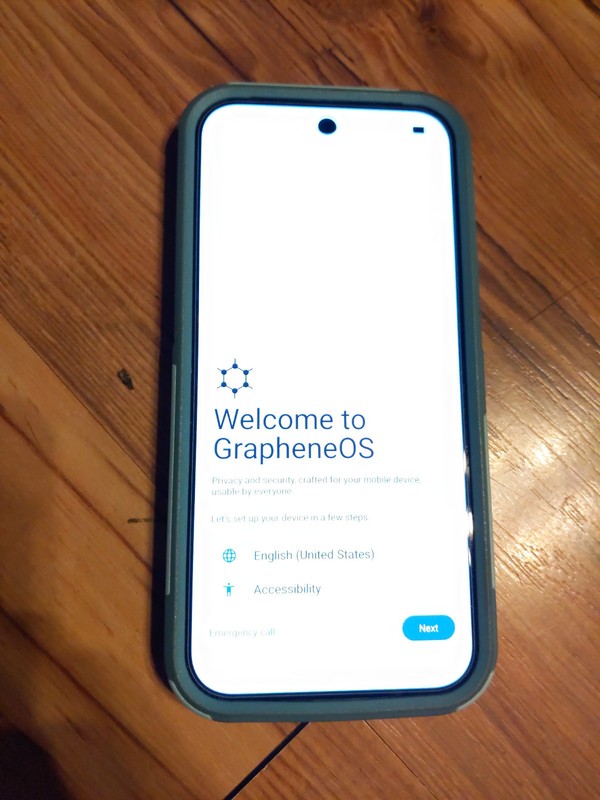 Degoogled Pixel 10 Pro 128GB Obsidian GrapheneOS Lightly Used