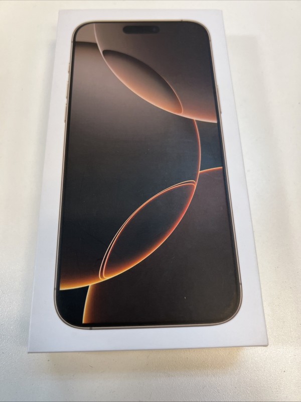 New Open Box Apple iPhone 16 Pro Max 1TB Desert Unlocked *Never Used* Free Ship
