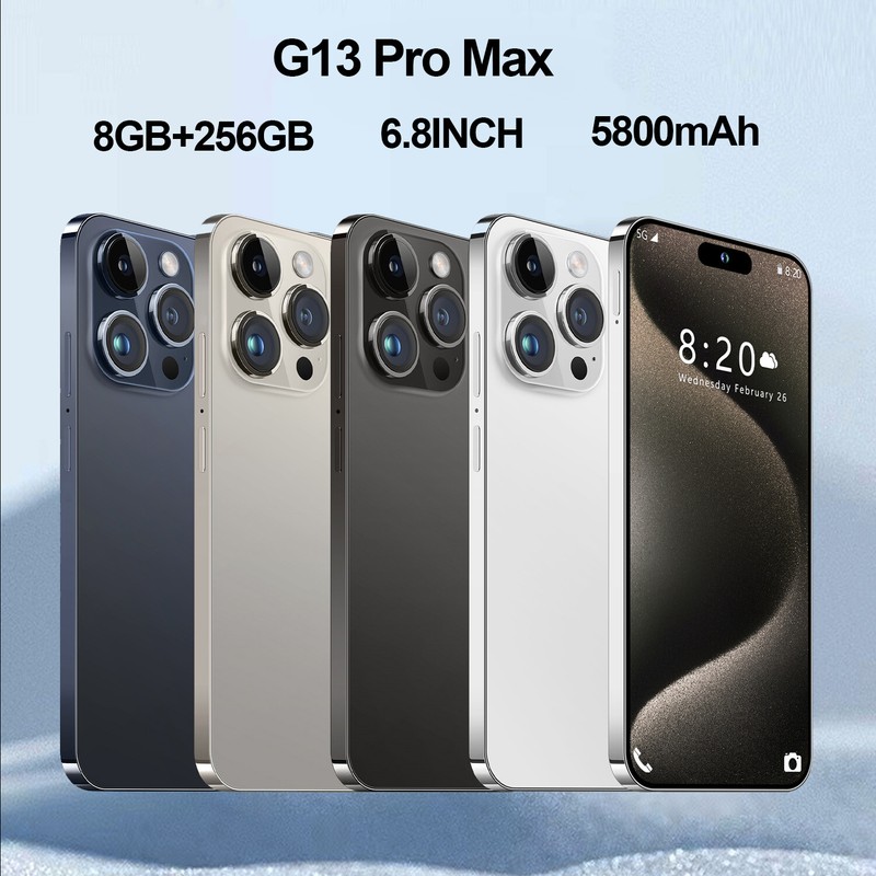 G13 Pro Max 256GB 5G Unlocked Cell Phone Smartphone Android 11 5800mAh