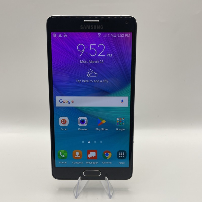 Samsung Galaxy Note 4 SM-N910V – 32 GB – Black (Verizon) SEE DESCRIPTION
