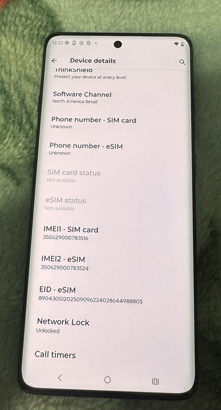 Motorola Edge 2025 Unlocked/XT2519-1 ,Deep Forest 256GB 8GB Ram gallery