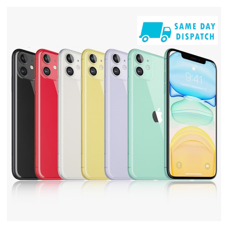 Apple iPhone 11 64GB/128GB Unlocked, Black, Red, Green – Verizon – Free Shippin