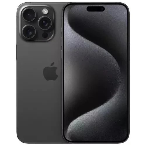 Apple iPhone 15 Pro MAX 1 TB unlocked Black titanium color