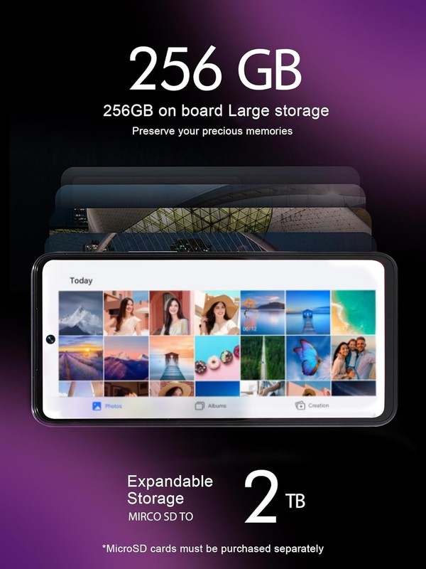 T-Mobile Revvl 7 Pro 5G 256GB GSM UNLOCKED Smartphone Azurite Blue Open Box gallery