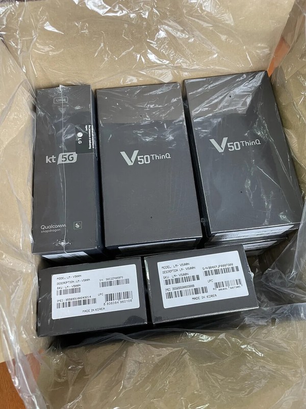 LG V50 ThinQ 5G LM-V500N (Korea) 128GB+6GB 4G LTE Unlocked Smartphone New Sealed