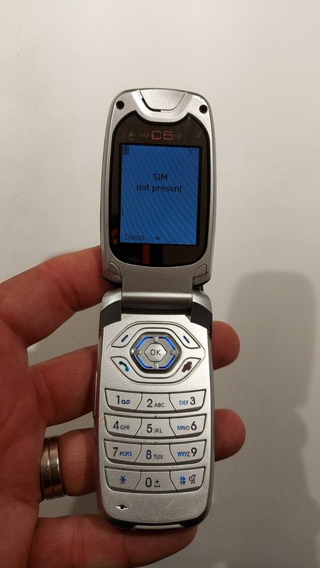 755.Sagem MyC5-2 – Very Rare – For Collectors – Locked Orange