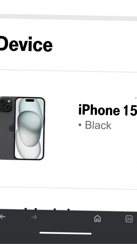 1month old iPhone15 W/tiktok Installed
