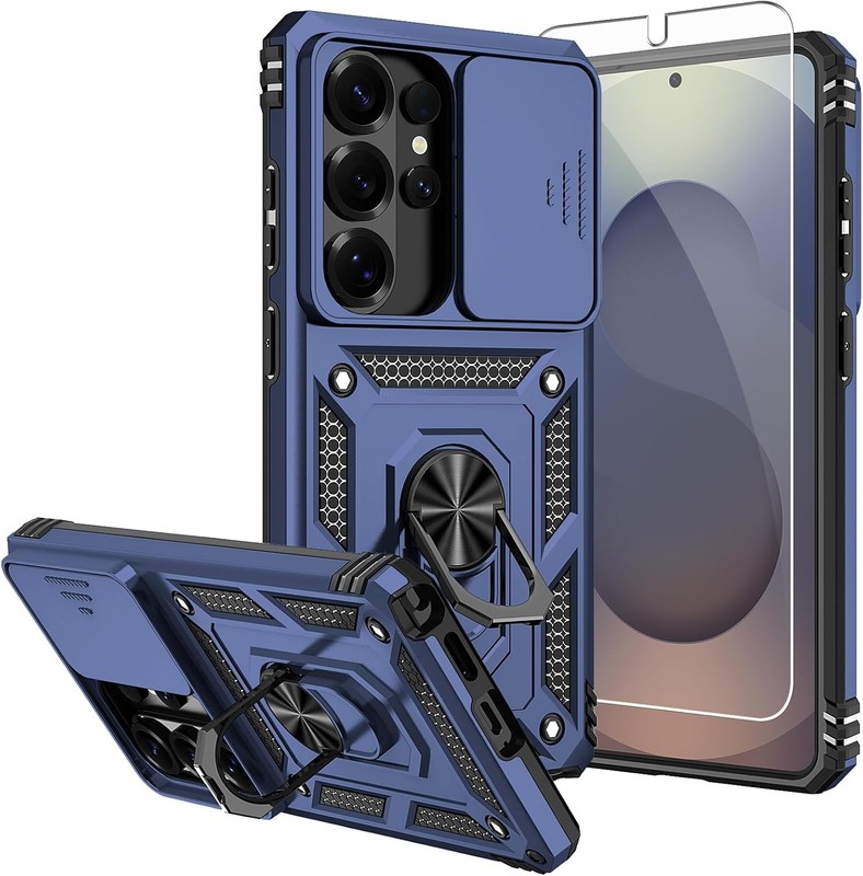 Galaxy S26 Ultra Case with Camera Cover, Military Grade 16ft Drop Tested Cover