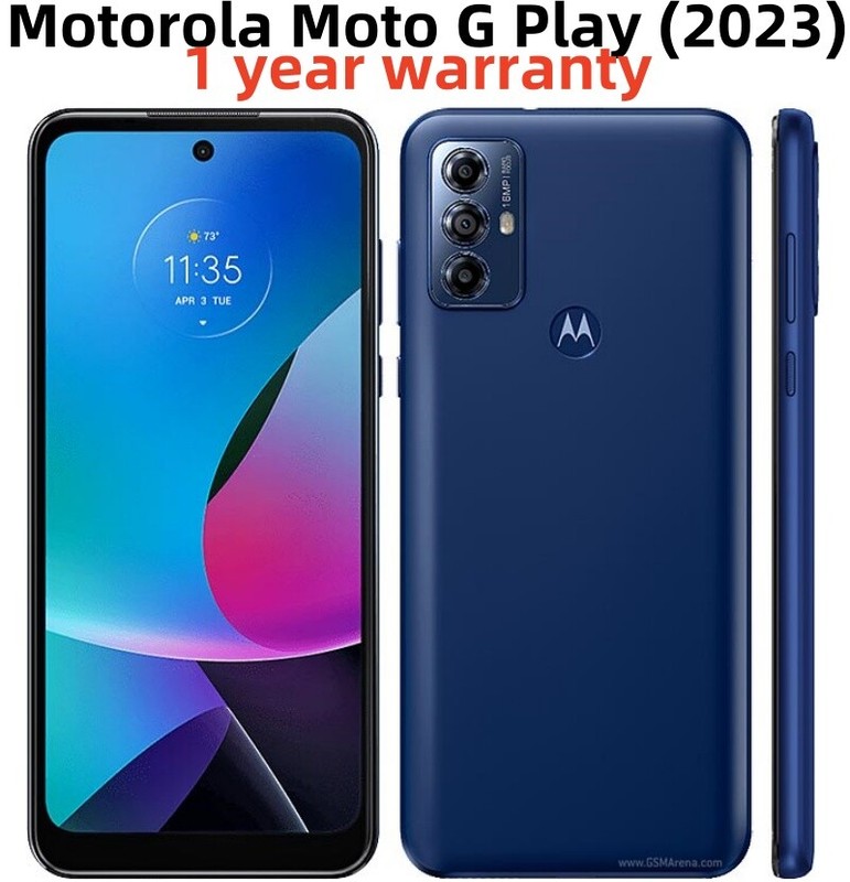Motorola Moto G Play (2023) 32GB+3GB 16MP 4G LTE Unlocked Smartphone New Sealed
