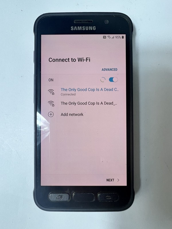Samsung Galaxy S7 Active G891A AT&T 32GB Smartphone Grey AS-IS PARTS Screen Burn