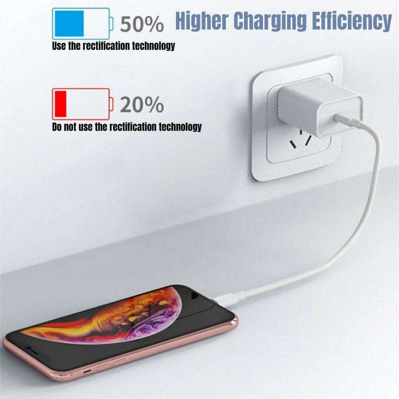 ⚡20W Super Fast Charger +Cable Type C For iPhone X Xs XR 15 14 13 12 11 Pro Max gallery