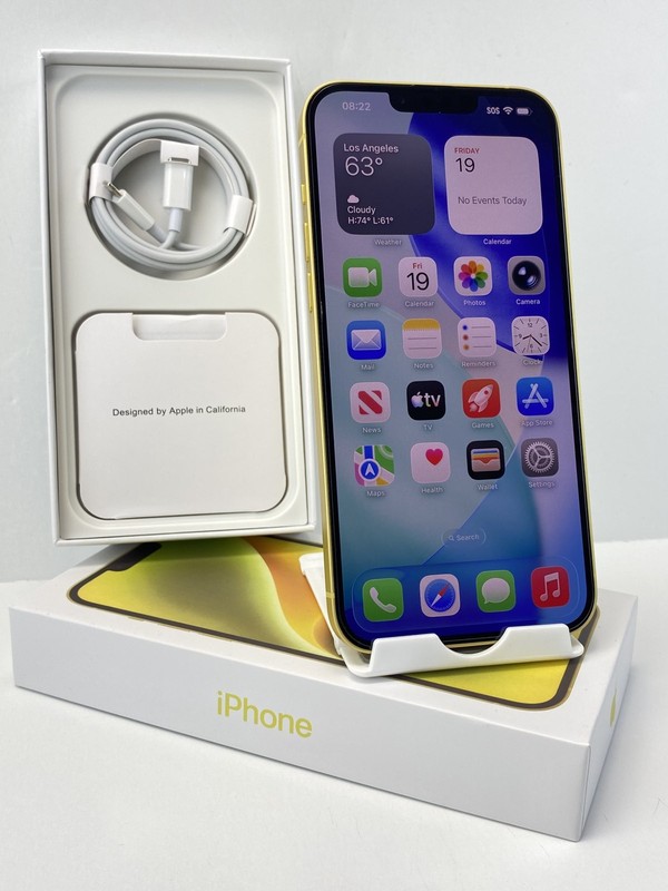 Apple iPhone 14 Plus A2632 128GB Yellow Unlocked device Immaculate condition