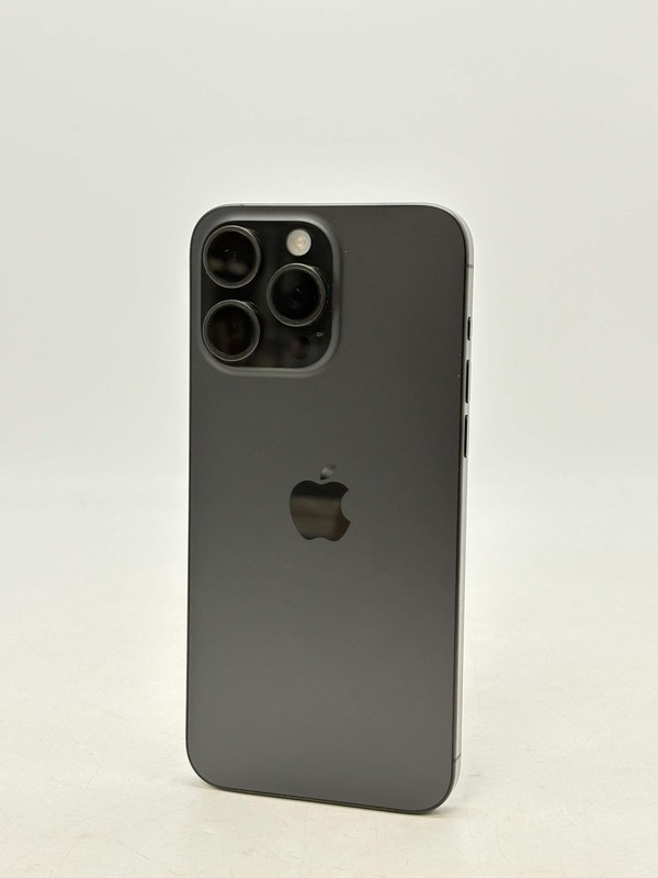 AT&T Apple iPhone 15 Pro Max 6.7" A2849 256GB BH87% Black Titanium gallery