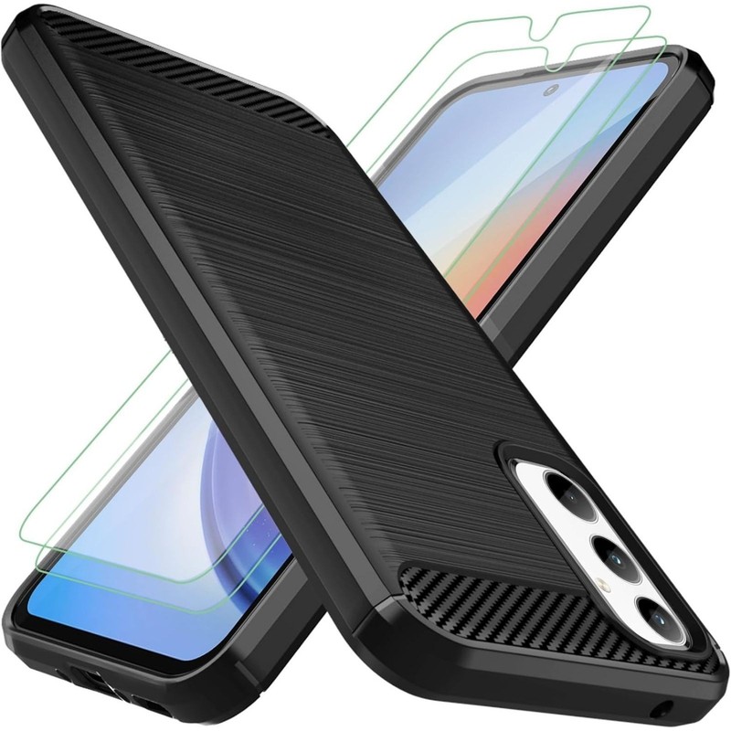 Case for Samsung Galaxy A35 5G w/ Shock-Absorption Flexible TPU Protective Case