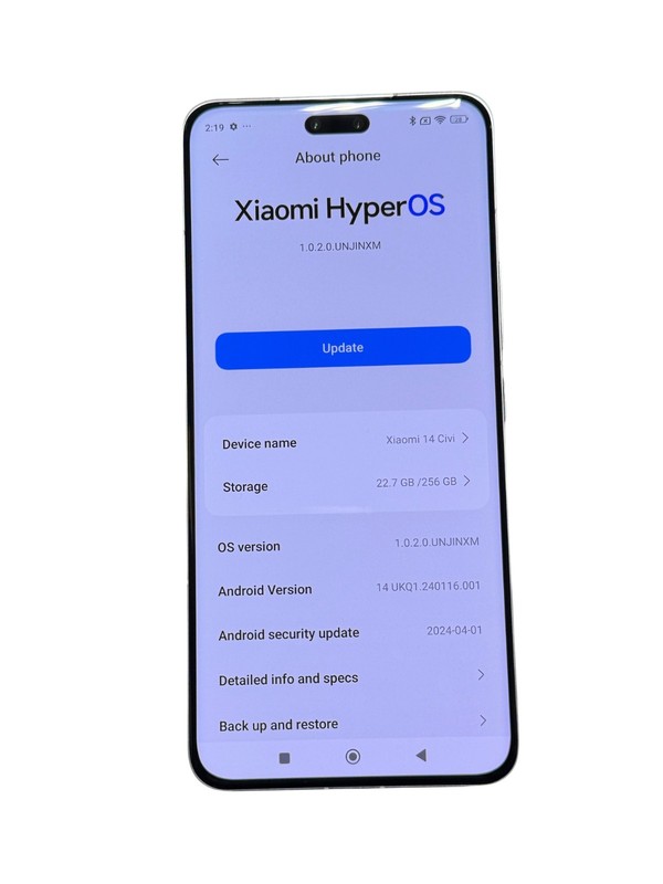 Xiaomi 14 Civi 5G 256GB/8GB — Snapdragon 8s Gen 3, Leica Camera