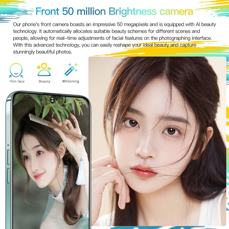 NEW M6 Pro Smartphone 16+1TB 7.3'' Android 13 Unlocked 50+108MP 8000mAh Dual SIM gallery