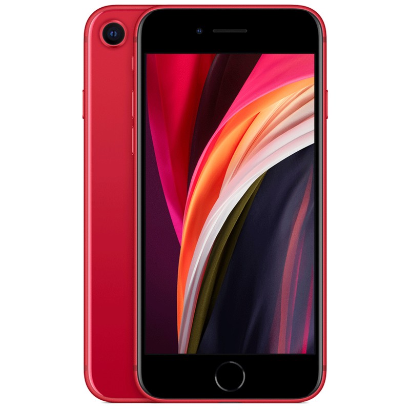 Apple iPhone SE (2020) 64GB GSM/CDMA Fully Unlocked Phone – Red – Used