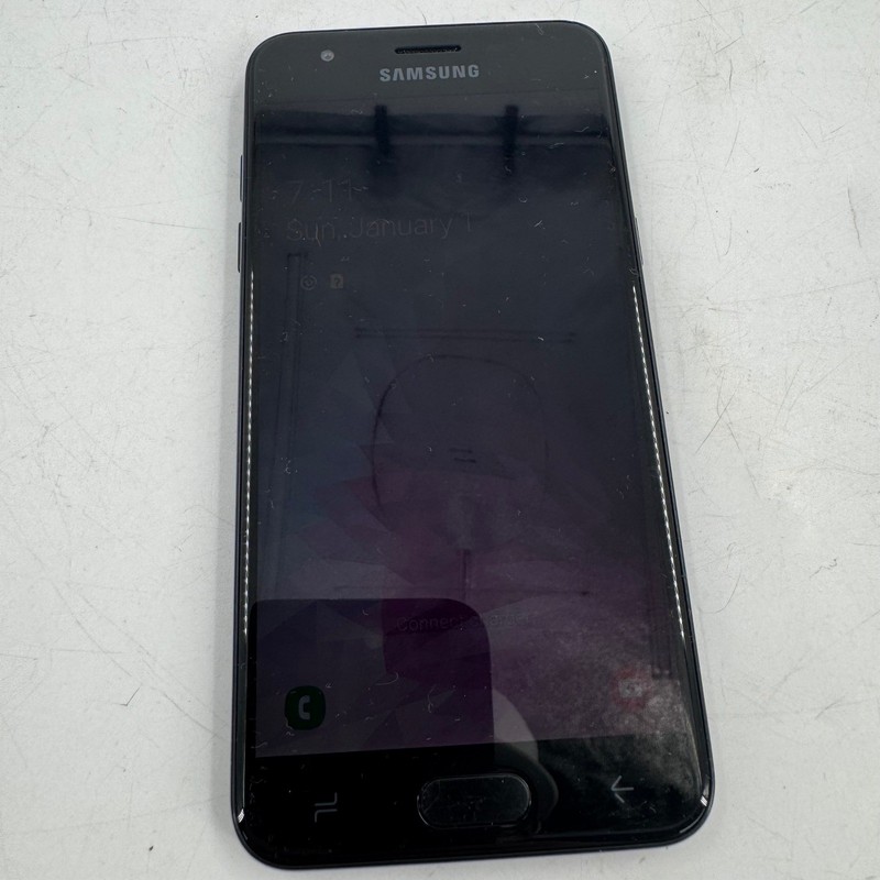Samsung Galaxy SM-J337V Black Smartphone Verizon Needs Reset Works