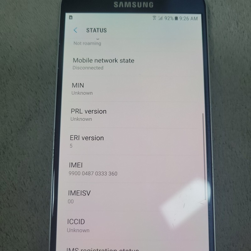 Samsung Galaxy S6 32GB Black SM-G920V Verizon Android 7 Factory Reset READ gallery