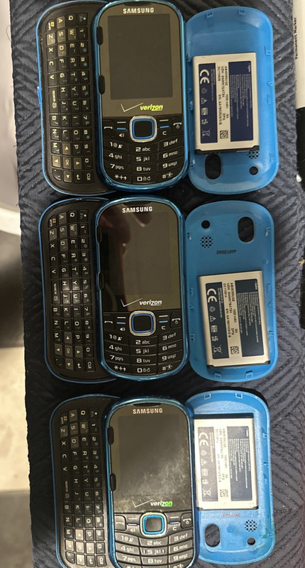 1 Samsung Intensity II SCH-U460 Metallic Blue Phone WITH BATTERY NOCHARGING CORD gallery