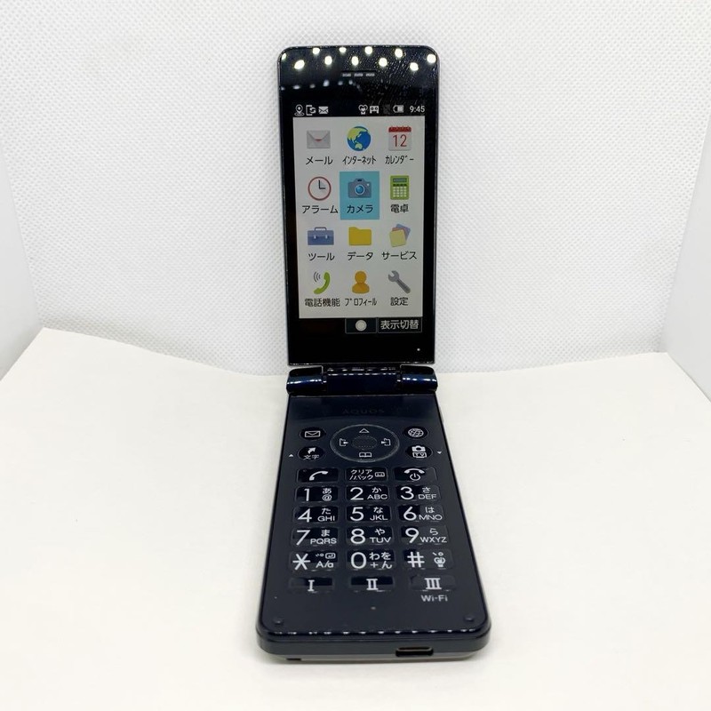 SHARP AQUOS Keitai 3 805SH SIM Unlocked Flip Phone black SIM Free