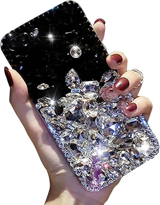 Samsung Galaxy A20/A30 Bling Diamond Case 3D Homemade Luxury Sparkle Cover gallery