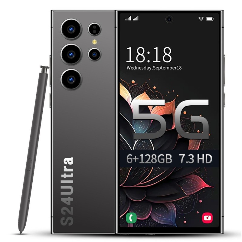 New S24 Ultra 5G Smartphone 7.3" Factory Unlocked Android Cellphones Dual SIM gallery