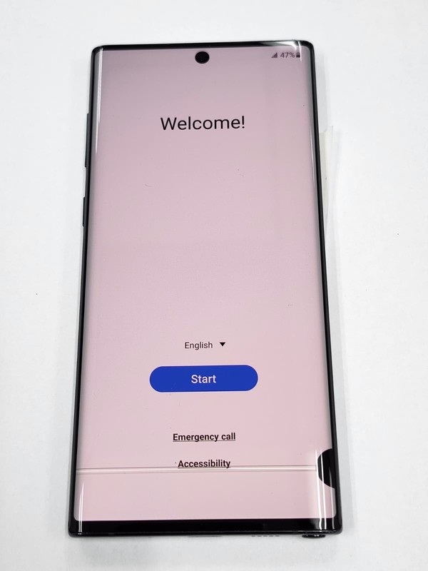 DEFECTIVE – Samsung Galaxy Note 10 – 256GB – Aura Black – GSM Unlocked – 12911