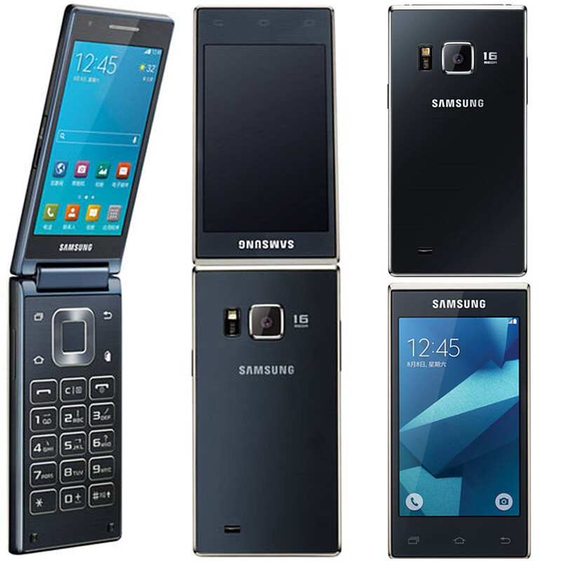 Android Original Samsung G9198 Unlocked LTE 4G Dual SIM Screen Flip Phone 16G+2G