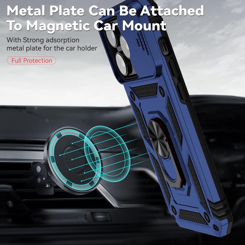 Case & Camera Cover for iPhone 14 Pro Max 6.7 Inch Military Grade Shockproof Blu gallery
