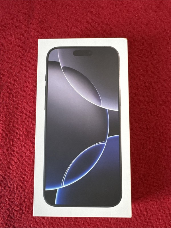 Apple iPhone 16 Pro Max 1 TB Black Titanium Factory Unlocked E-sim New Unsealed