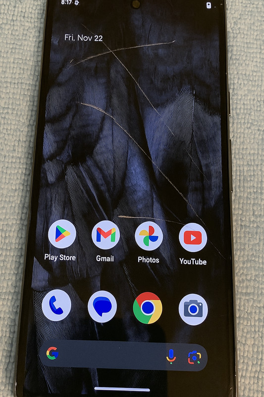 Google Pixel 7 Dual Sim 128GB 8GB Unlocked Black – Has Scratches