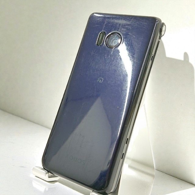 SHARP AQUOS SH-01J Feature Phone Blue Black SIM Free Unlocked Good Condition JP gallery