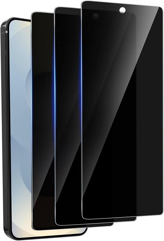 3 Pack Black Privacy Screen & Lens Protectors for Samsung Galaxy S24 Ultra