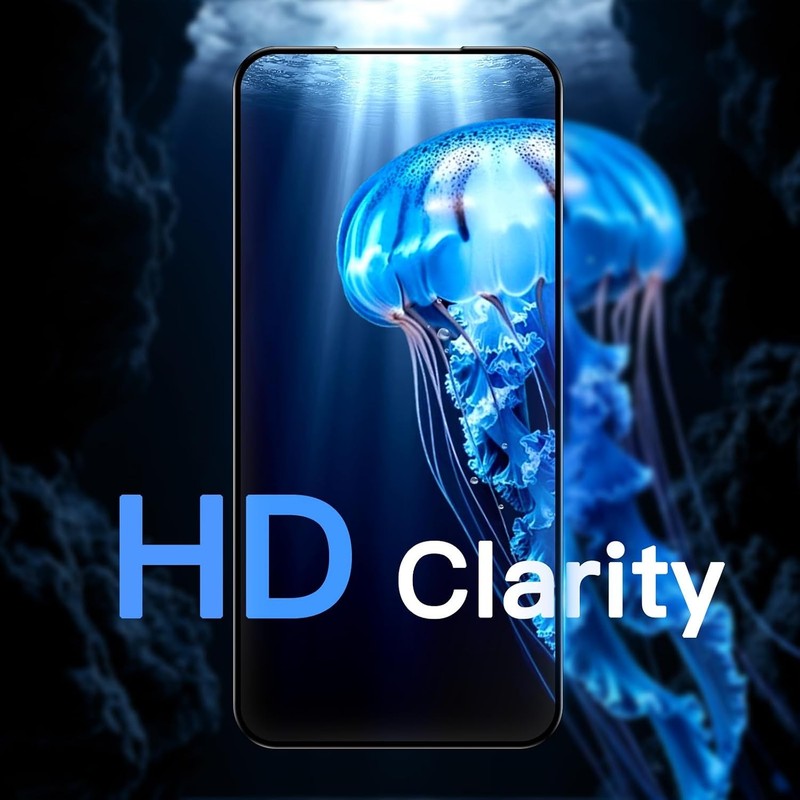 2PCS Full Coverage Screen Protector for iPhone 17 6.3 Inch Anti-Fingerprint & Ca gallery