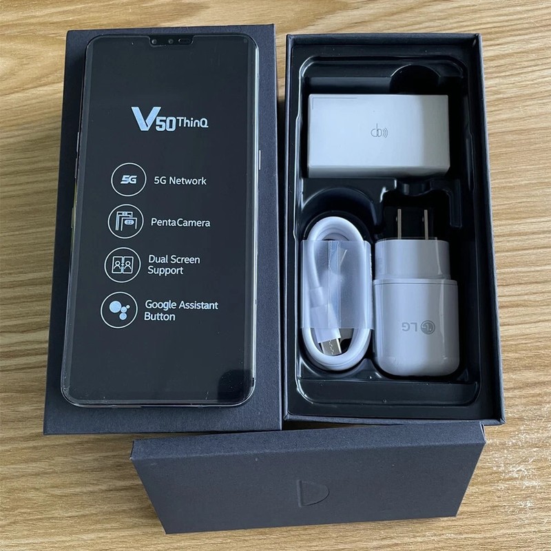 LG V50 ThinQ 5G V450VM/V500N 128GB+6GB 4G LTE Verizon Unlocked Smartphone