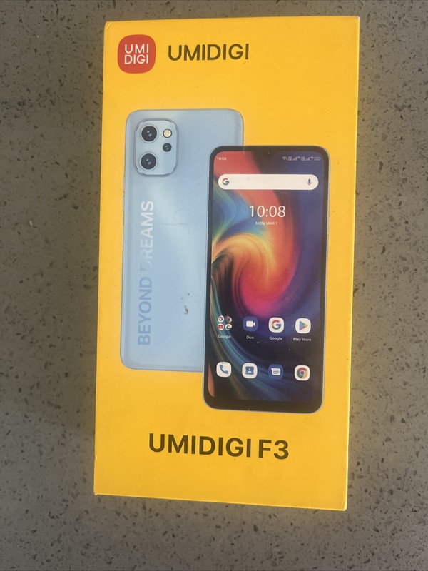 UMIDIGI F3 – 8GB+128GB -Starry Black (Unlocked) Smartphone