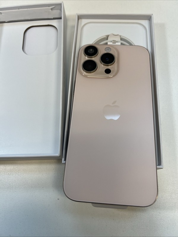 New Open Box Apple iPhone 16 Pro Max 1TB Desert Unlocked *Never Used* Free Ship gallery