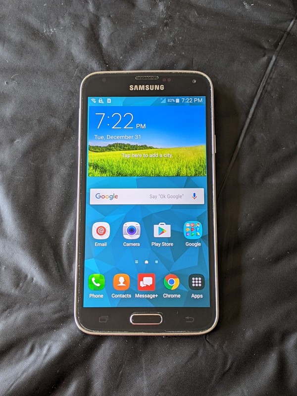 Samsung Galaxy S5 Black G900V (Verizon) – Great Condition – 8436
