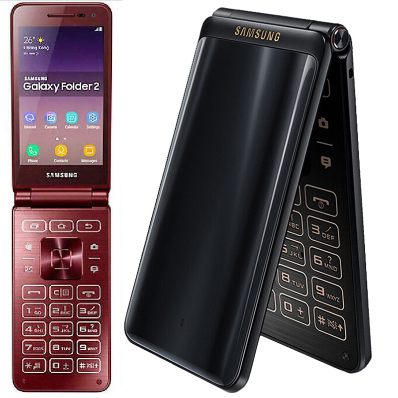 Original Samsung Galaxy Folder 2 SM-G160N Flip 3.8" Smartphone Unlocked LTE 4G gallery