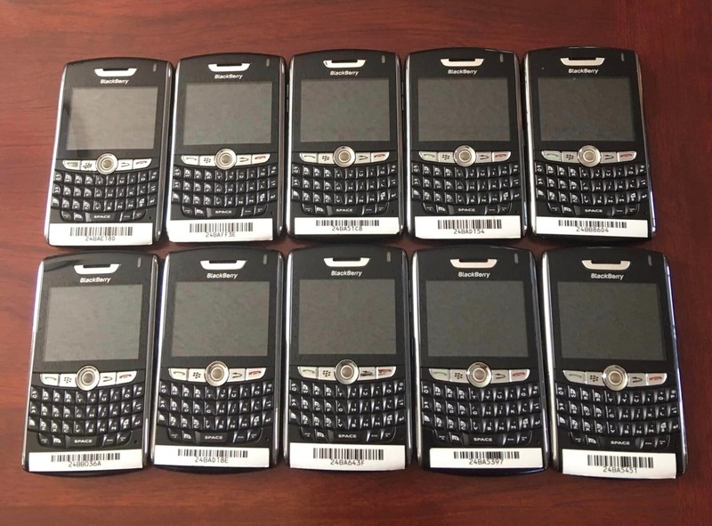 #D4 Lot of 10 Blackberry World 8820 AT&T GSM QuadBand UNLOCKED ~NO ACCESSORIES~