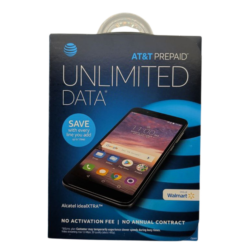 Alcatel idealXtra Smartphone 16GB Android AT&T Locked 5.34&Prime; Display 13MP 4G LTE