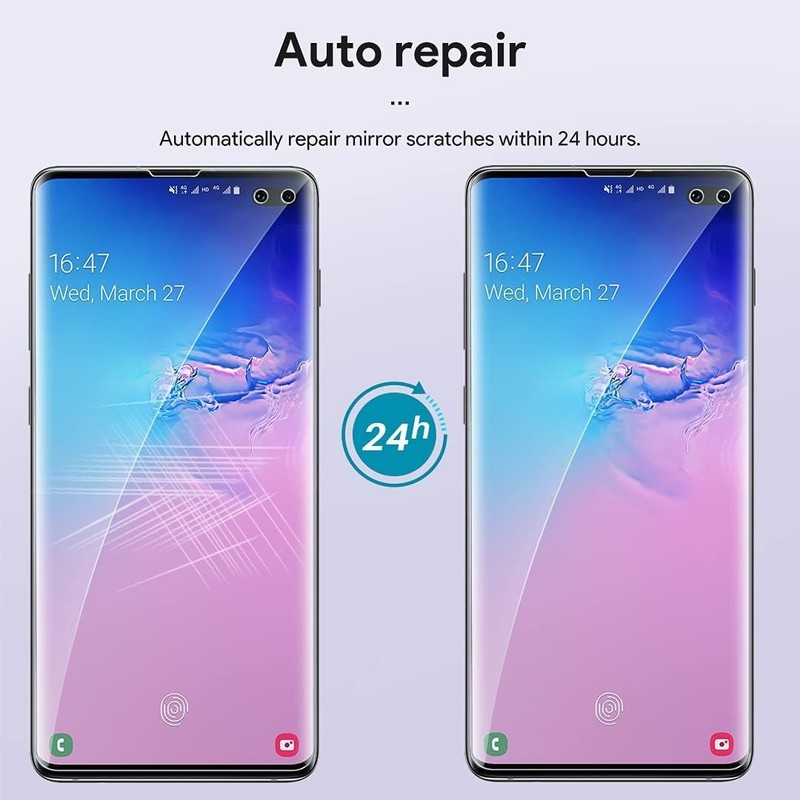 5in1 For Samsung Galaxy S10 Plus Screen Protector Anti-Scratch Bubble-Free gallery